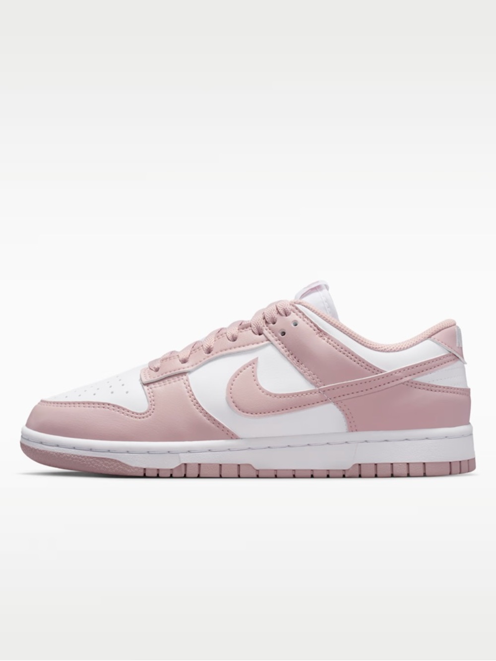 Nike Dunk Low Women’s “White Particle Rose” Sneakers Pink White Size 7 - Picture 6 of 13